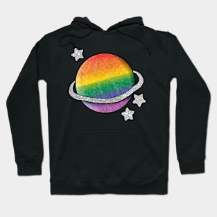 Rainbow Pride Planet Hoodie